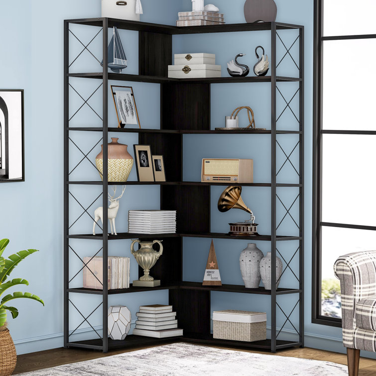 L 2024 corner bookshelf